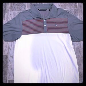 Travis Mathew Stripe Performance Golf Polo